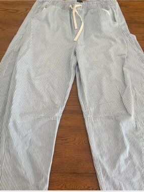 GAP Light Blue & White pull on pants
